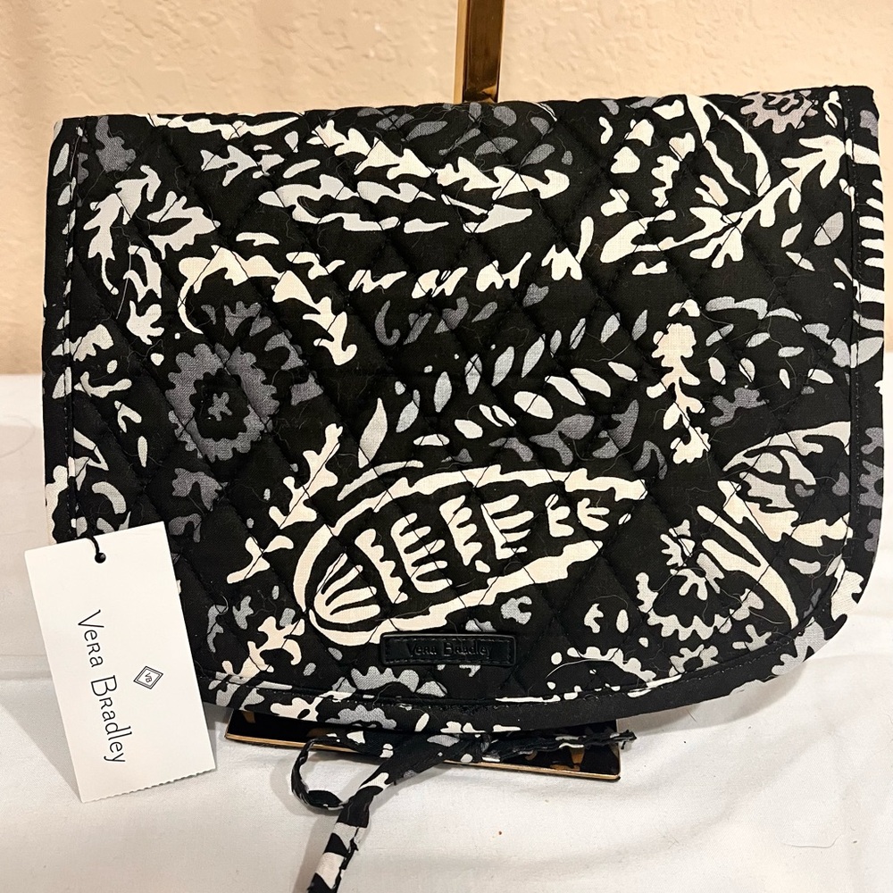 Vera Bradley Black and Gray Crossbody Bag